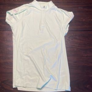 Columbia mint green golf shirt